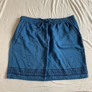 J.Crew Patterned Mini skirt